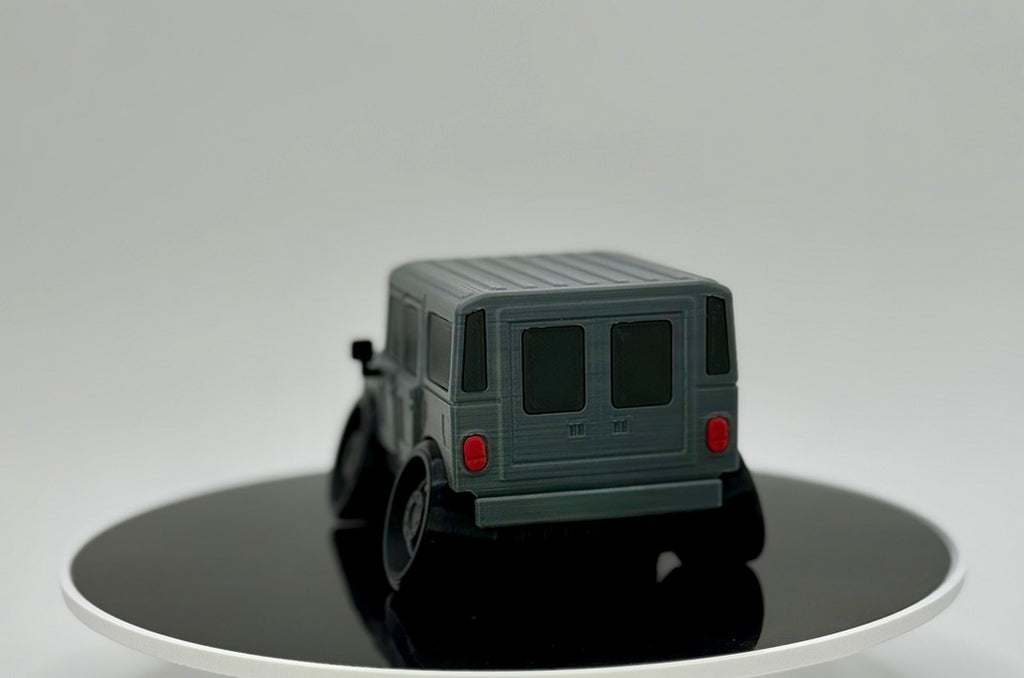 Tooned Heavy Duty Off-Road SUV Model | Boxy Military Style 4x4 Truck | Rugged Wide Stance Desk Decor | 3D Printed Collectible