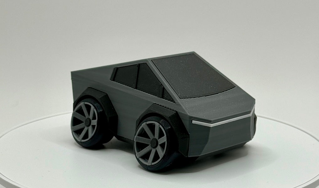 3D Printed Futuristic Electric Pickup Truck Model | Wide Stance Truck | Sci-Fi Style Desk Display | Modern Vehicle Decor