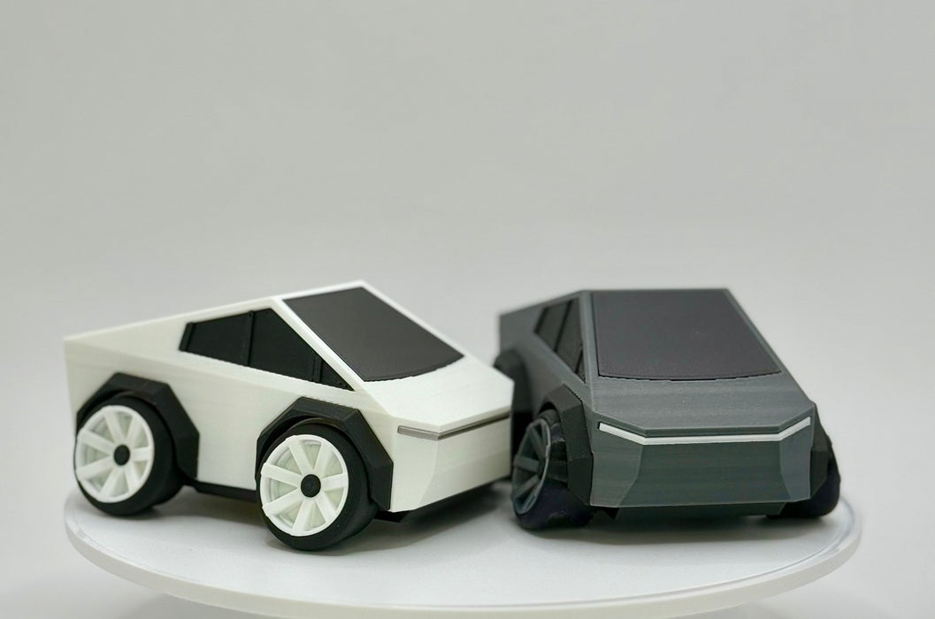 3D Printed Futuristic Electric Pickup Truck Model | Wide Stance Truck | Sci-Fi Style Desk Display | Modern Vehicle Decor