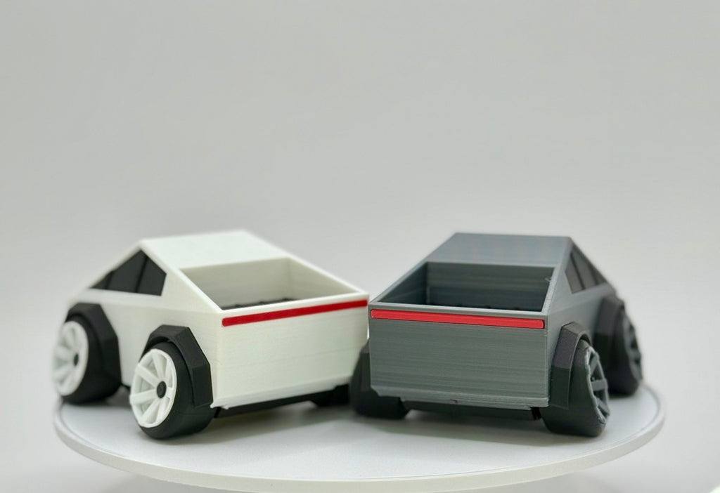 3D Printed Futuristic Electric Pickup Truck Model | Wide Stance Truck | Sci-Fi Style Desk Display | Modern Vehicle Decor