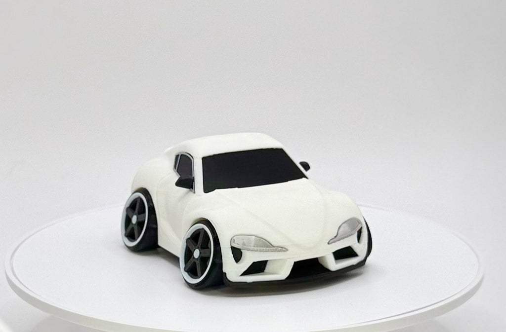 Tooned JDM Modern Sports Coupe 3D Printed Model | Wide Stance Street Car | Turbo Style Performance Car | Desk Display Collectible