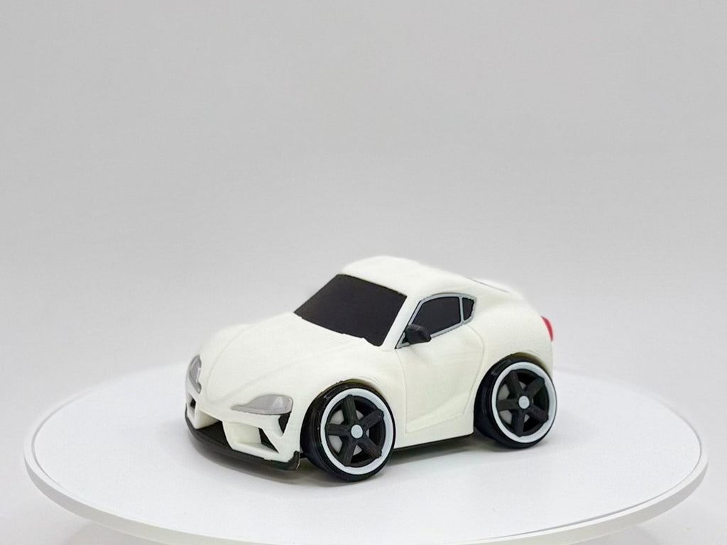 Tooned JDM Modern Sports Coupe 3D Printed Model | Wide Stance Street Car | Turbo Style Performance Car | Desk Display Collectible