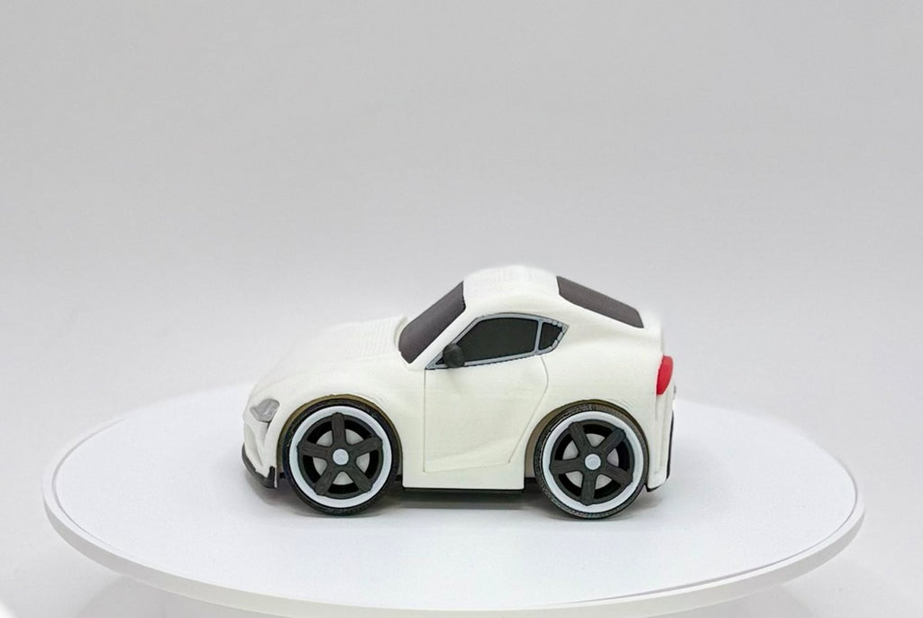 Tooned JDM Modern Sports Coupe 3D Printed Model | Wide Stance Street Car | Turbo Style Performance Car | Desk Display Collectible