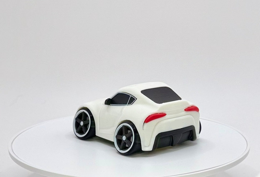 Tooned JDM Modern Sports Coupe 3D Printed Model | Wide Stance Street Car | Turbo Style Performance Car | Desk Display Collectible