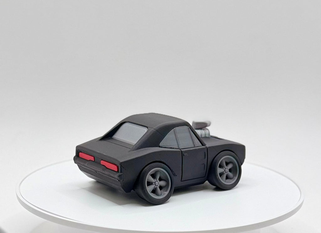 1970 Classic Muscle Car 3D Printed Model | Supercharged Street Beast | American V8 Wide Stance Car | Desk Display Collectible