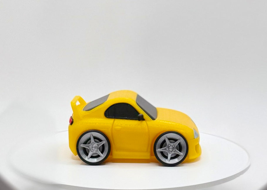 Tooned 90s JDM Sports Coupe 3D Printed Model | Turbo Street Car Wide Stance | Tuner Style Desk Display | Collector Decor