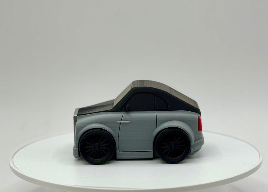 3D Printed Luxury Tooned Sedan Model | Retro Inspired Widebody Executive Car Collectible | Custom Two Tone or Single Color Display Decor