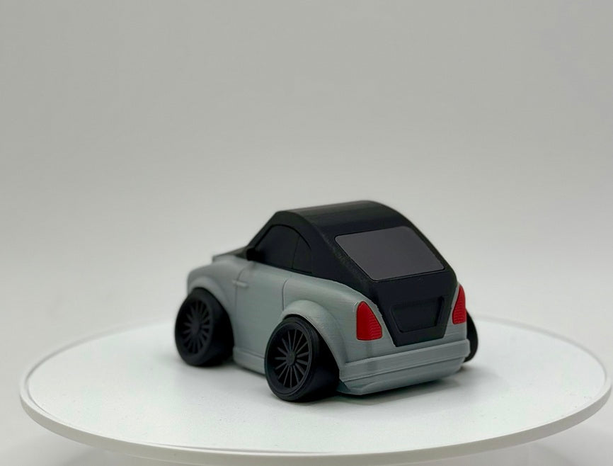 3D Printed Luxury Tooned Sedan Model | Retro Inspired Widebody Executive Car Collectible | Custom Two Tone or Single Color Display Decor