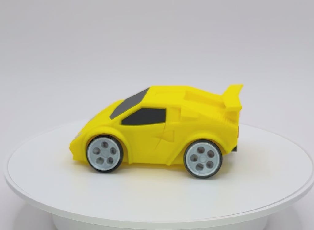 3D Printed Retro Supercar Model | 80s Exotic Car Style | HighPerformance Car | Desk Display Collectible