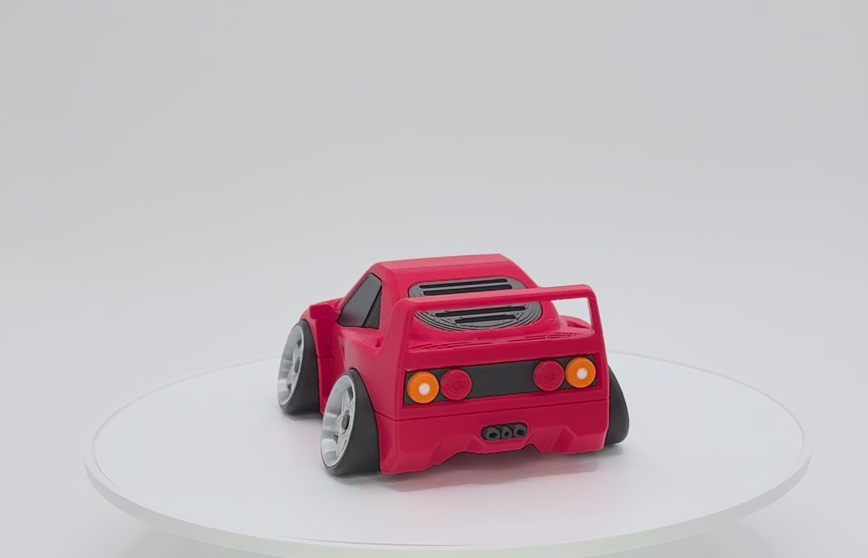 Tooned Italian Supercar 3D Printed Model | 80s Twin Turbo Exotic | Wide Body Race Style Car | Desk Display Collectible