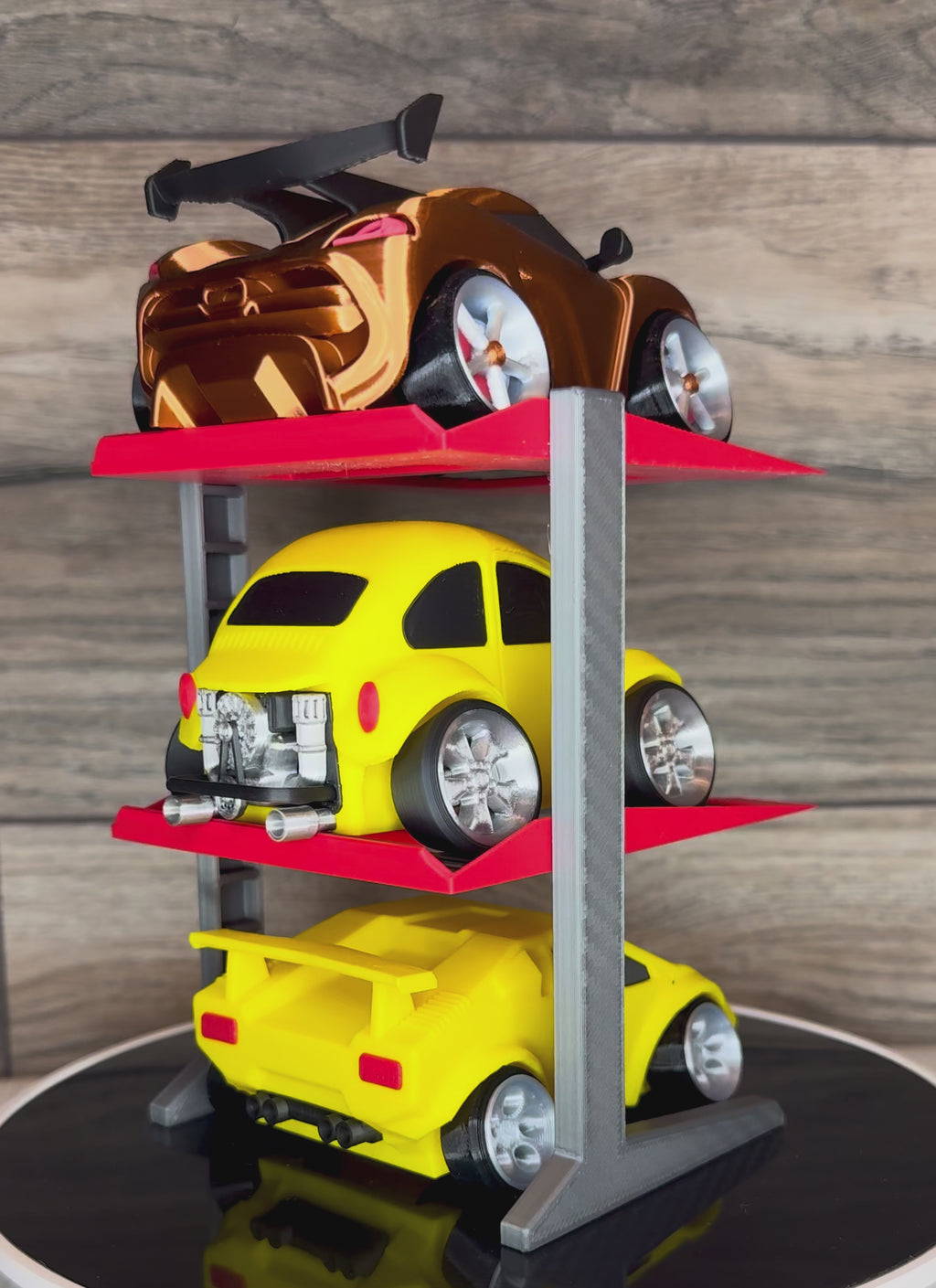 3D-Printed 2-Post Garage Lift for Tooned Cars (Choose Size)