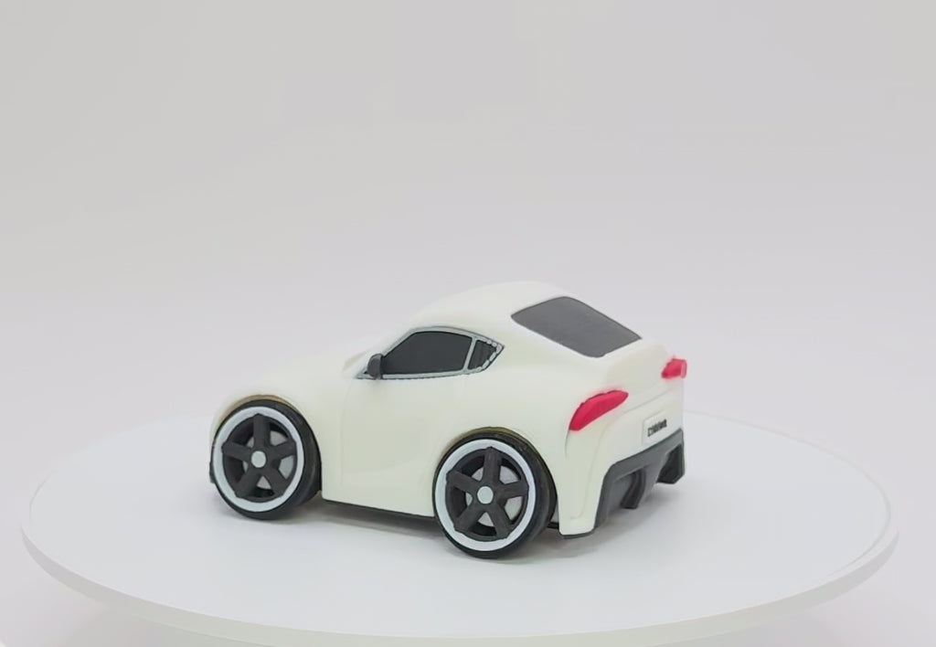 Tooned JDM Modern Sports Coupe 3D Printed Model | Wide Stance Street Car | Turbo Style Performance Car | Desk Display Collectible